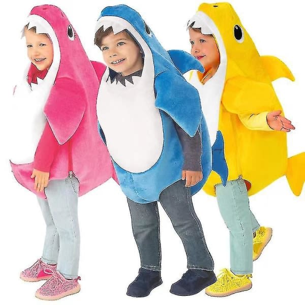 Halloween Cosplay Kostymer Söt Baby Shark Stage Performance Kostym För 110cm
