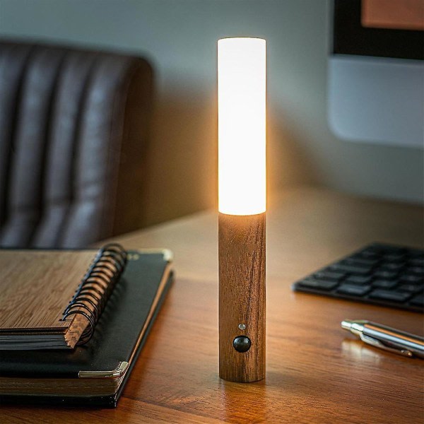 Trådlös rörelsesensor Smart LED-ljus Magnetisk bas USB laddningslampa Smart Baton Light