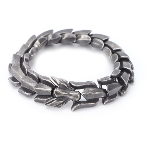 Titanium stål kjede armbånd metall mote Stilig punk armbånd smykker for menn