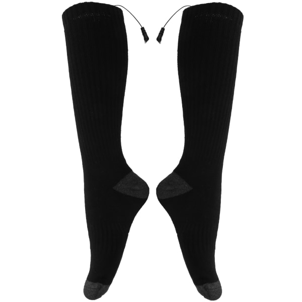 1 par opvarmede sokker udendørs sport Varme elektriske termiske batteridrevne sokker til vinter