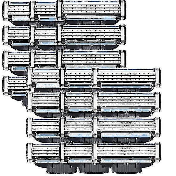 Mach 3 Rakbladspåfyllningar 24-pack, Rakblad för Män