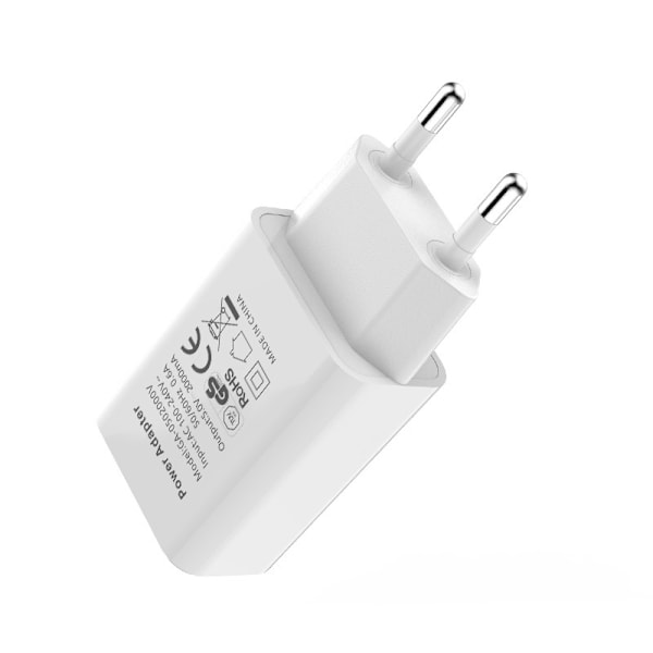 5V2A mobiltelefon USB-oplader europæisk GS-certificeret opladerhoved TUV Rheinland CE-certificeret adapter White Old model 5V2A