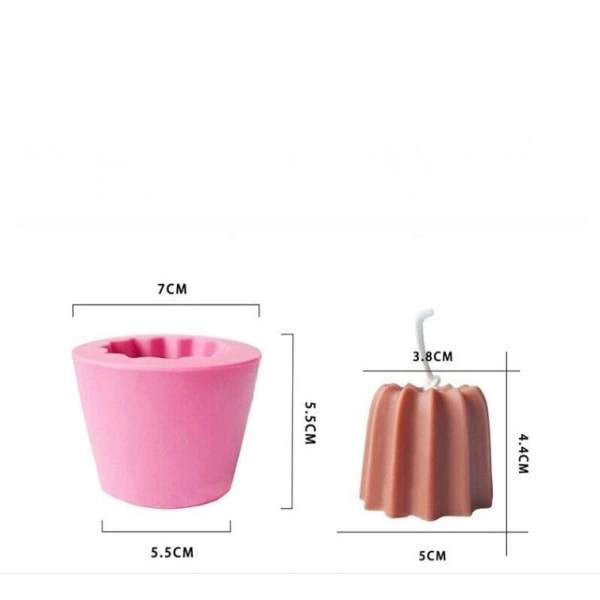 Lysformer lys stearinlys DIY støpeformer i silikonform pudding