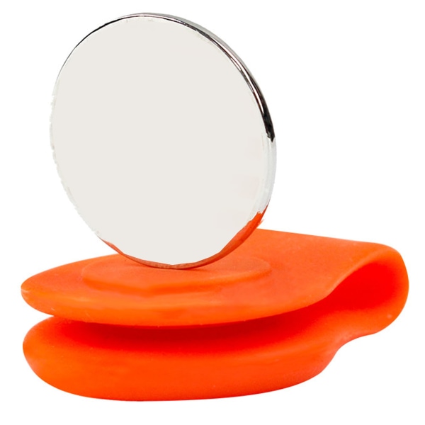 Magnetisk golfhattklämma Cap Silikon stabil fixering Golfträningshjälpmedel Tillbehör för sport utomhus orange