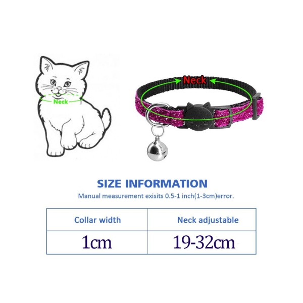 Dog collar Cat collar Collar ROSE RED Rose red