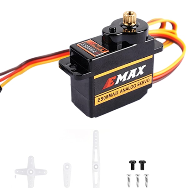 ABS EMAX EMX-SV-0275 ES08MA II 12g Metal Gear Analog Servo