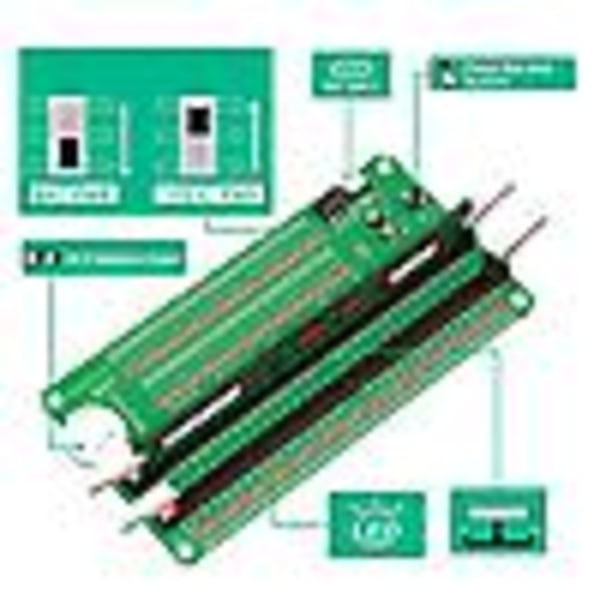 DDR4 Minnestestare med Låsspak, Stationär Dator DDR4 Minnestestkort med LED-Indikatorer för Stationär Dator