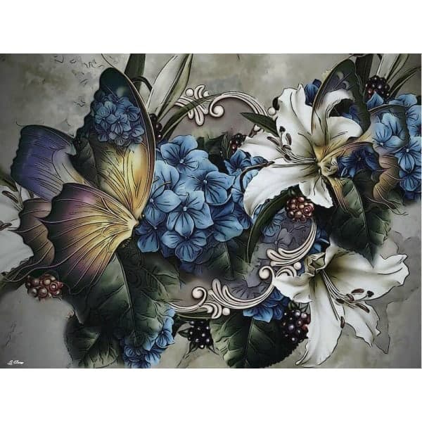 30×40 Diamantmaleri Broderi Diamantmaleri Komplet Sæt