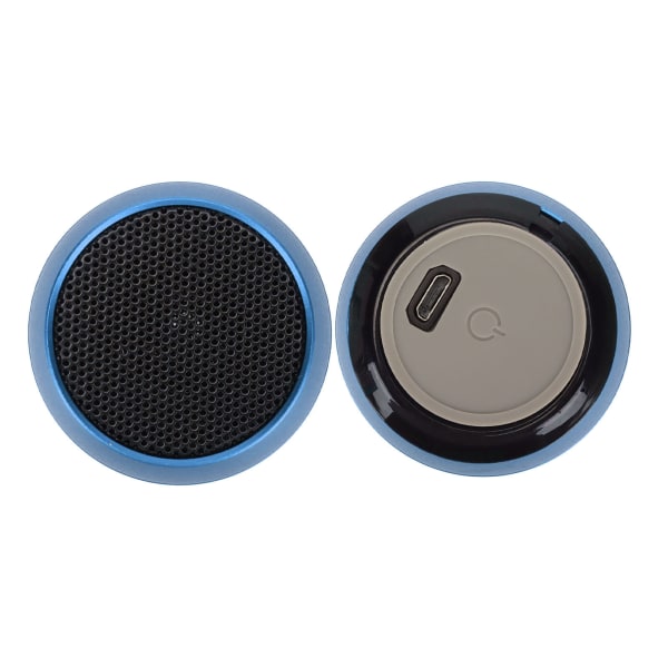 Mini Bluetooth-højttaler IP67 Vandtæt USB-opladning Indbygget mikrofon Bærbar trådløs højttaler til brusebad Bil Blå