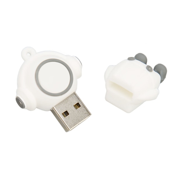 USB Flash Drive Multifunktion Tegneserie Højhastigheds Bærbar U Disk Pen Drive til datalagring Fildeling Hvid 32G