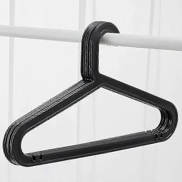10-pack PP Hangers Lightweight Durable Non-slip for Wardrobe and Laundry White 41 x 23.5 cm White White
