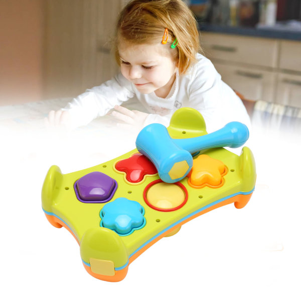 Interactive Pounding Toy Early Educational Pattern Cognition Interactive Hammering Toy