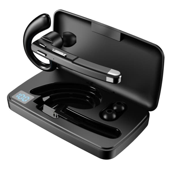 Korvanappi Bluetooth 5.1 Kaksois-Mic CVC 8.0 melunvaimennus Musta