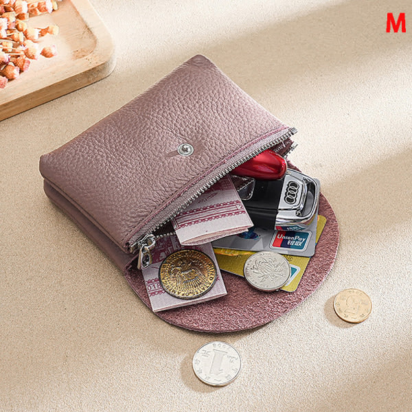 Kohud Små plånböcker för kvinnor Mode kvinnliga korta myntplånböcker M-double-layer