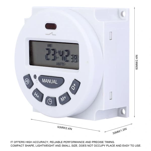 L701 Mini LCD-display Digital Timer Tidstyrningsbrytare (220V)