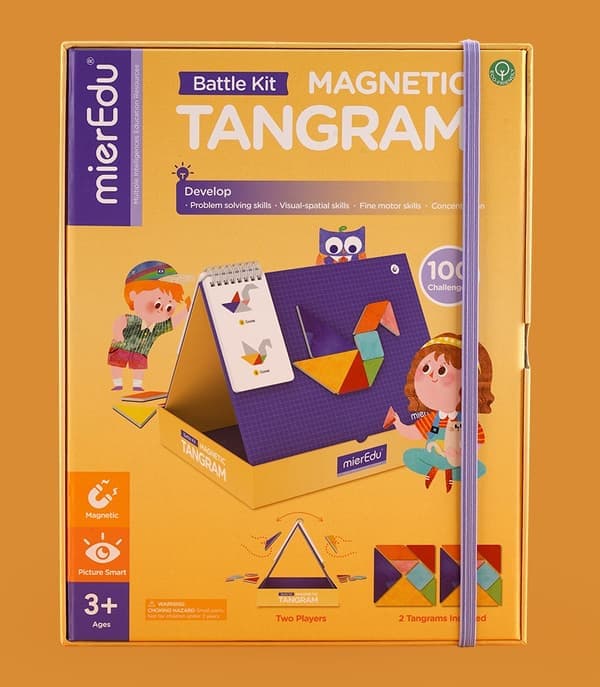 Magnetisk Tangram från mieredu - Duell Set