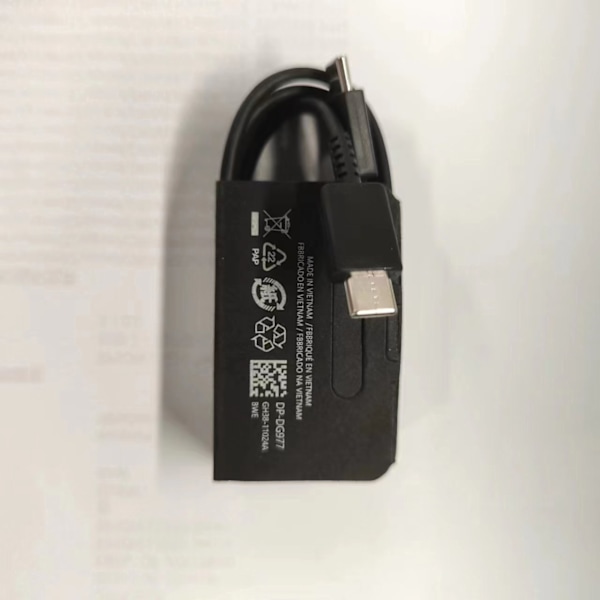 Kompatibel med Samsung PD25W europeisk standard superrask ladehode S23 mobiltelefonlader S22 hurtigladehode White 25WPD 1 meter fast charging cable