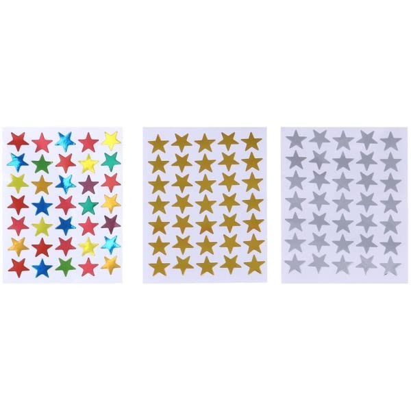 30 ark stjärnklistermärke set barn självhäftande klistermärken stjärnor