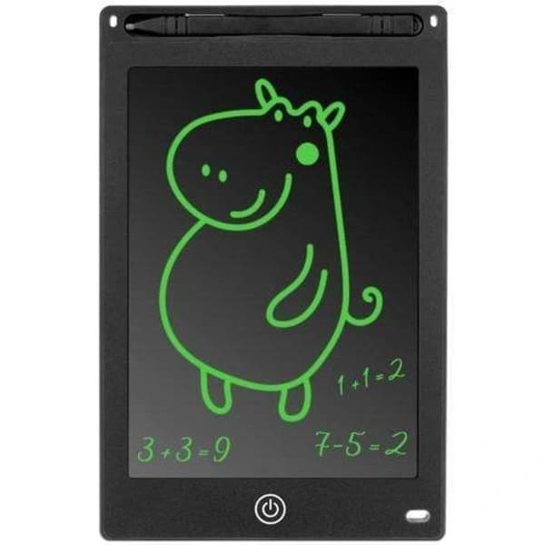 Digitalt tegnebræt til børn - Praktisk LCD, 8,5 \" tablet + pen sort