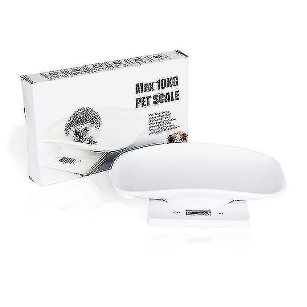 Digital Pet Scale Electronic Kitchen Scale with LCD Display 10kg/22lb