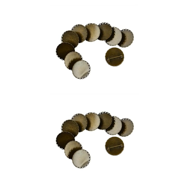 10 kpl 1/2 tuuman tyhjiä solkien pohjia 25 mm pyöreä kukkapehmuste 2Set