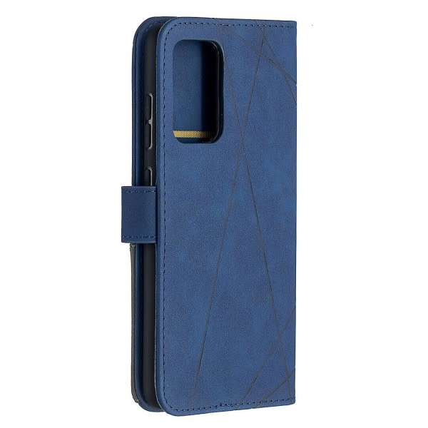 Yhteensopiva Samsung Galaxy A52 4g/5g case, Premium Pu- cover Magnetic Blue
