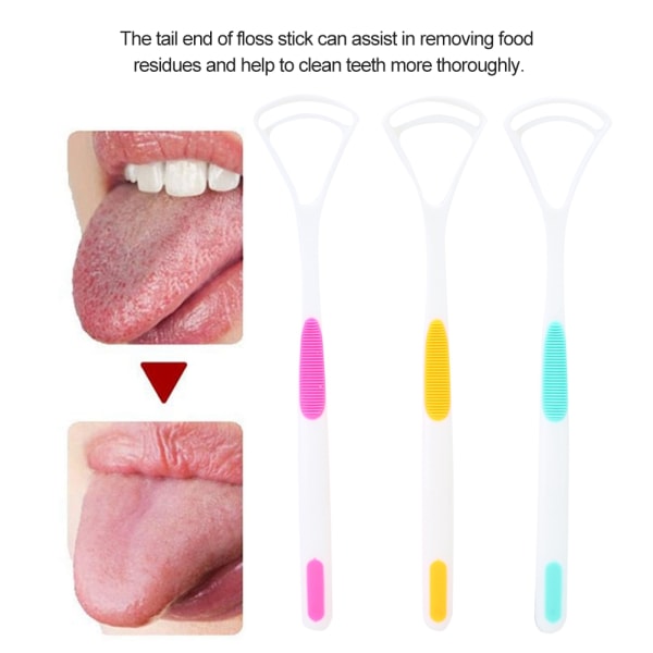 Tongue Scraper set Suunhoito Syväpuhdistava hampaiden tahranpoistotyökalu