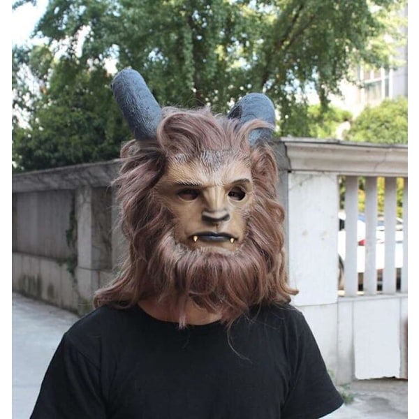 Paris_Best Mask Bedste Cosplay Maske med Paryk til Voksne 53-63CM
