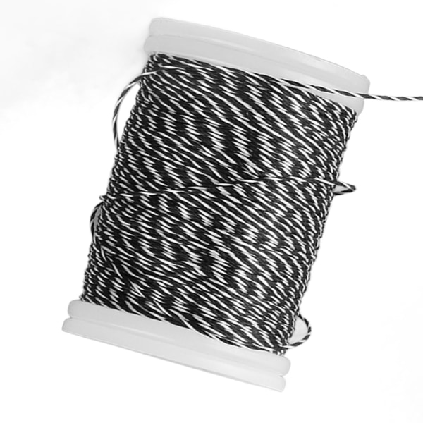 Buestreng-serveringstråd Slitesterk polyetylen-buestreng for buet bue komposittbue hvit og svart