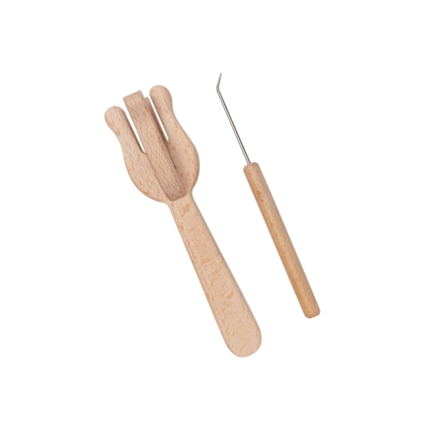 1/2/3/5 Stickverktyg Träform Handvävstol Multifunktionell 1Set