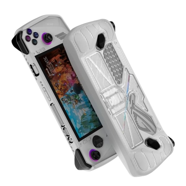 for ASUS ROG Ally Consoles Case Protector Cover WHITE&TRANSPARENT hvit&transparent white&transparent
