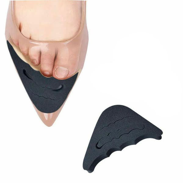 Tåbeskyttere af blødt gummimateriale - Sort - 1 par