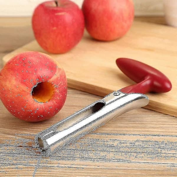 Apple Corer, Stainless Steel Kitchen Gadget Fruit Core Remover Fruit Vegetable Tool