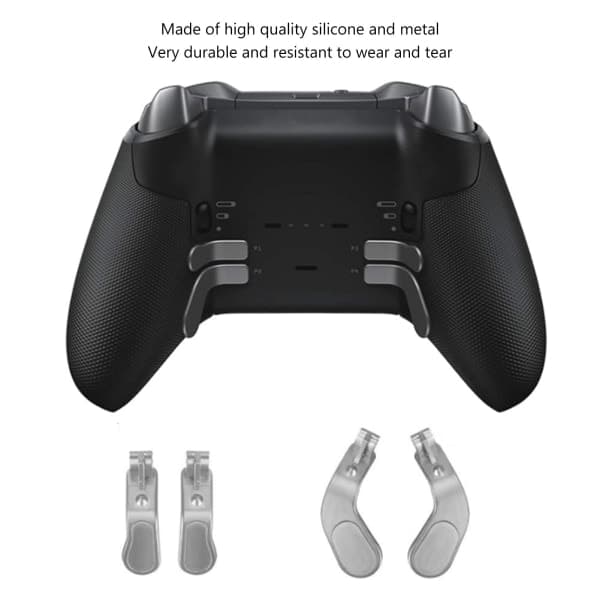 D-Pad Knappkontroller Paddlar Xbox One Elite / Xbox Elite Series 2 Silver