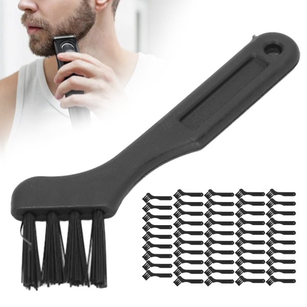 50 stk elektrisk barberbørste Liten rengjøringsbørste for barbermaskintastatur Hvitevarer