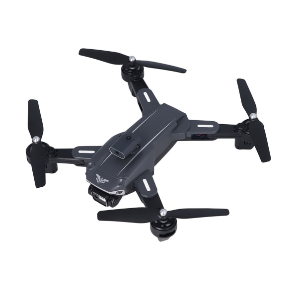 RC Quadcopter Toy Folding Hinder Unngåelse 4K HD Dual Camera Quadcopter for over 14 svarte doble batterier