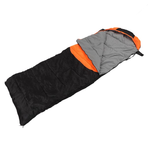 Elektrisk Opvarmning Sovepose Dun Bomuld Enkelt USB Opvarmet Termisk Sovepose Sparksikker til udendørs camping Orange