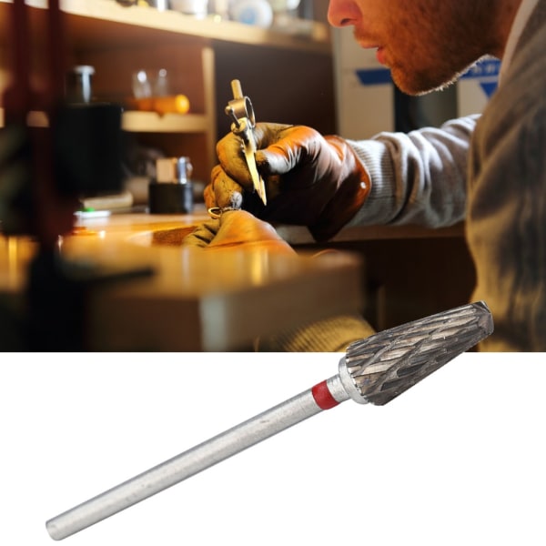 Wolframstål 2,35 mm skaft Trægratbit DIY Træbearbejdningsværktøj til gravering af udskæringsbit (B)