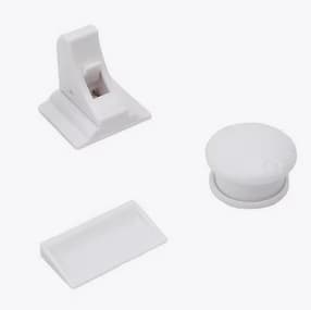 10x Magnetisk Barnelås - Usynlig Magnetisk Lås