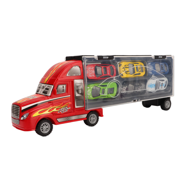 Transport Carrier Sæt 12 køretøjer Transport Carrier Truck Stimuleret Bærbar Legering Truck Model Legetøj til børn