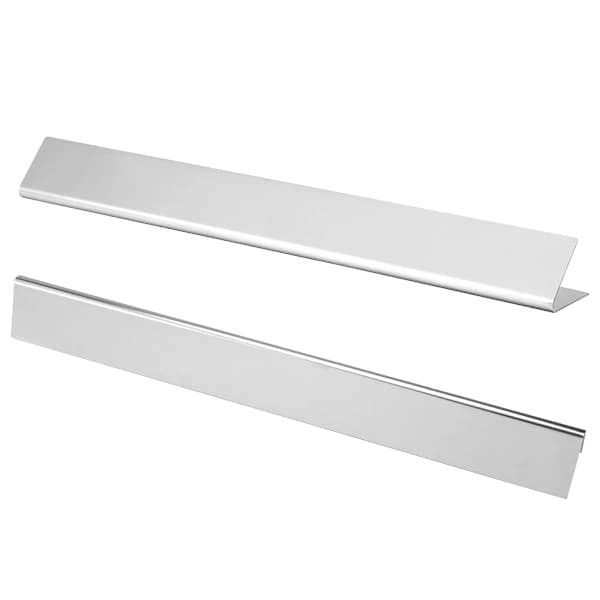 2-pak grillvarmepladeudskiftning i rustfrit stål varmeskjold til Weber Genesis Silver B/C Spirit E 310 E 320 Silver 22,4 tommer