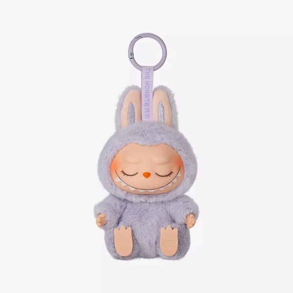 Pop Mart Labubu The Monsters – Spennende Macaron Plysj Nøkkelring Serie (1 Blind Box, 2.0) Second Generation Fun Duo Duo