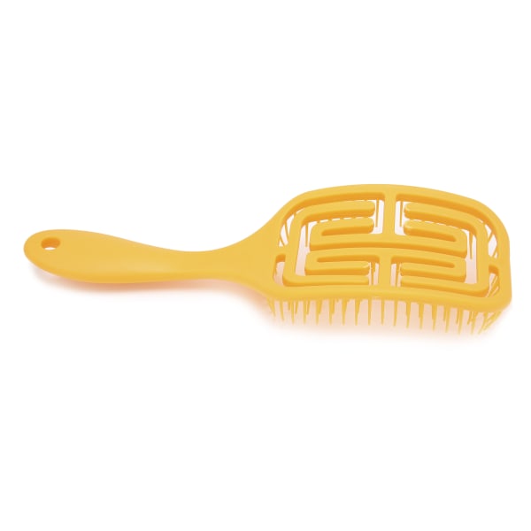 Unisex hårborste för hårborste långt kort lockigt hår hårbottenmassage kam hårstylingborste Orange