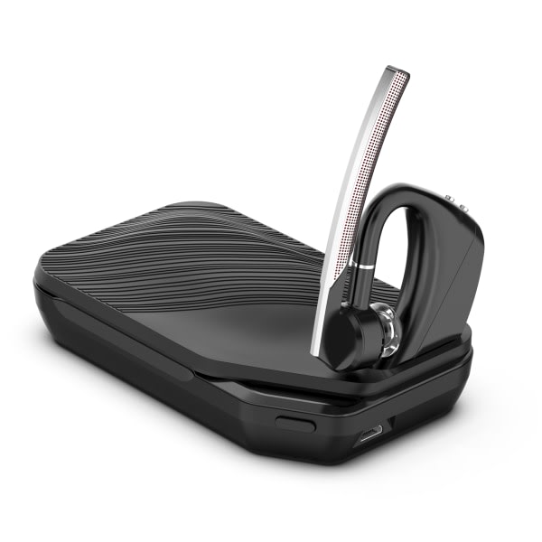 Laderetui til Plantronics Voyager 5200/5210 hovedtelefoner sort