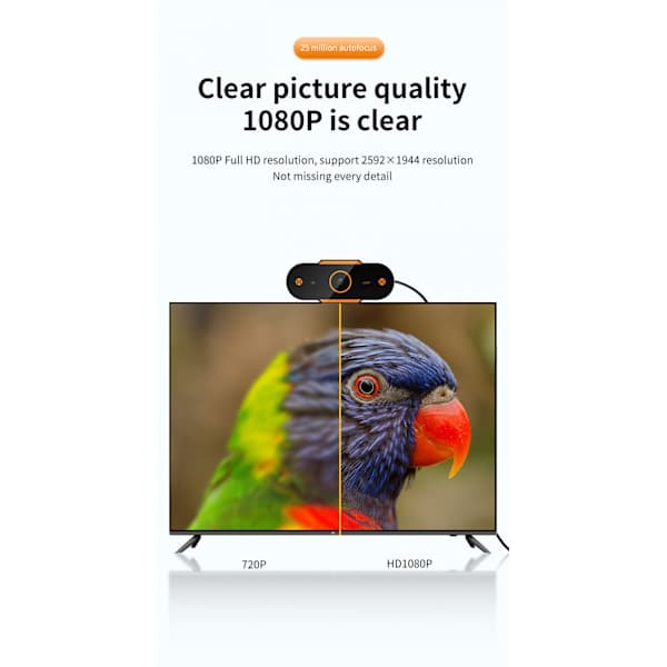 1080P HD computer webcam USB digital kamera webcam live video c