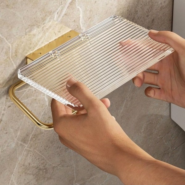 Toiletpapirholder Toiletpapirrulleholder GULD gold