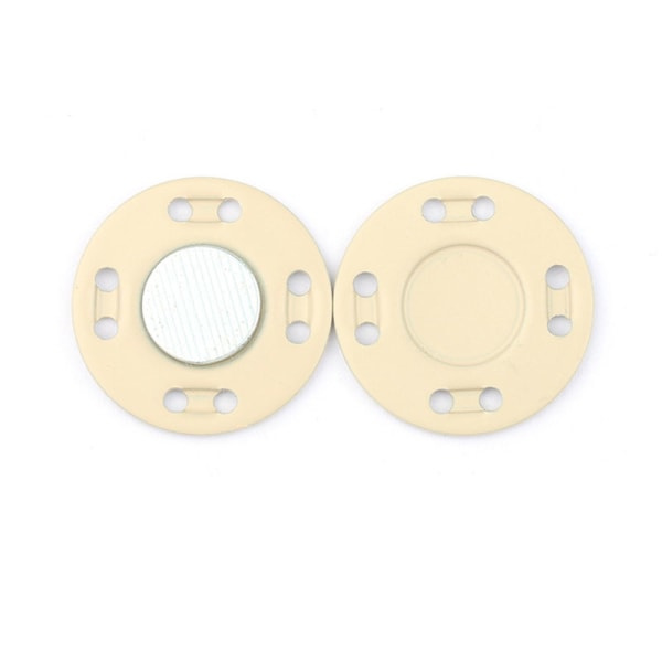 10 par magnetiska klädknappar osynliga magnetknappar DIY-kläder Svart 12,5 mm