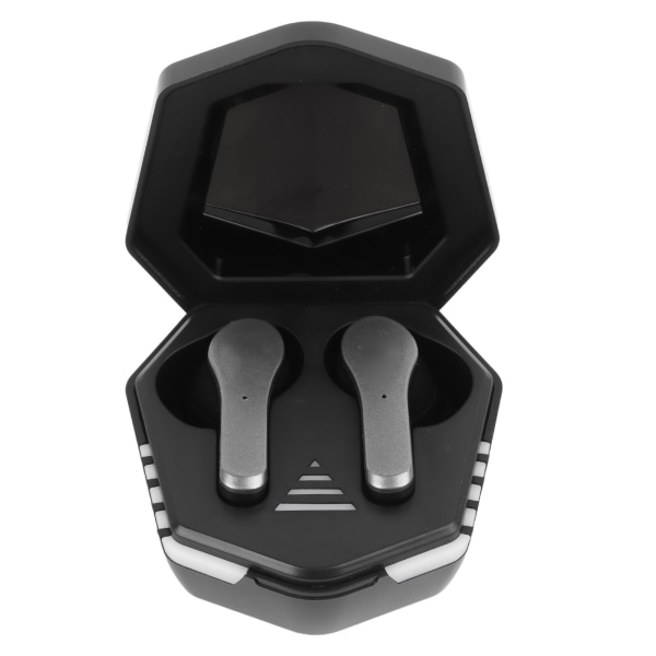 Bluetooth 5.2 ørepropper Smart Touch Control HiFi Stereo Lyd Trådløse Bluetooth-øretelefoner med kul pustelampe
