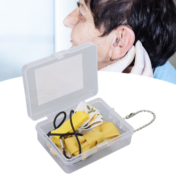 Høreapparatclips Forhindrer tabt bærbart hængereb Høreapparater fikseringsstrop til børn Enkelt øre