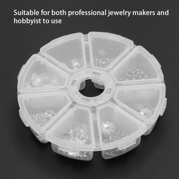 160 stk Vintage Buddha-perler DIY-tilbehør til å lage smykker (perlehette)